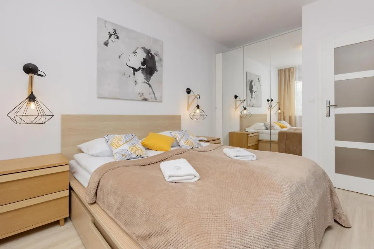 Wola Apartment With Balcony Sokolowska By Noclegi Renters Warsaw Poland