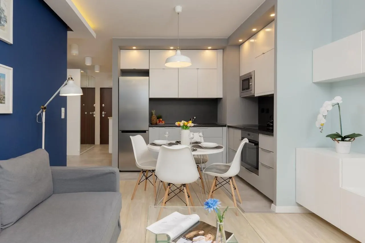 Wola Apartment With Balcony Sokolowska By Noclegi Renters Warsaw